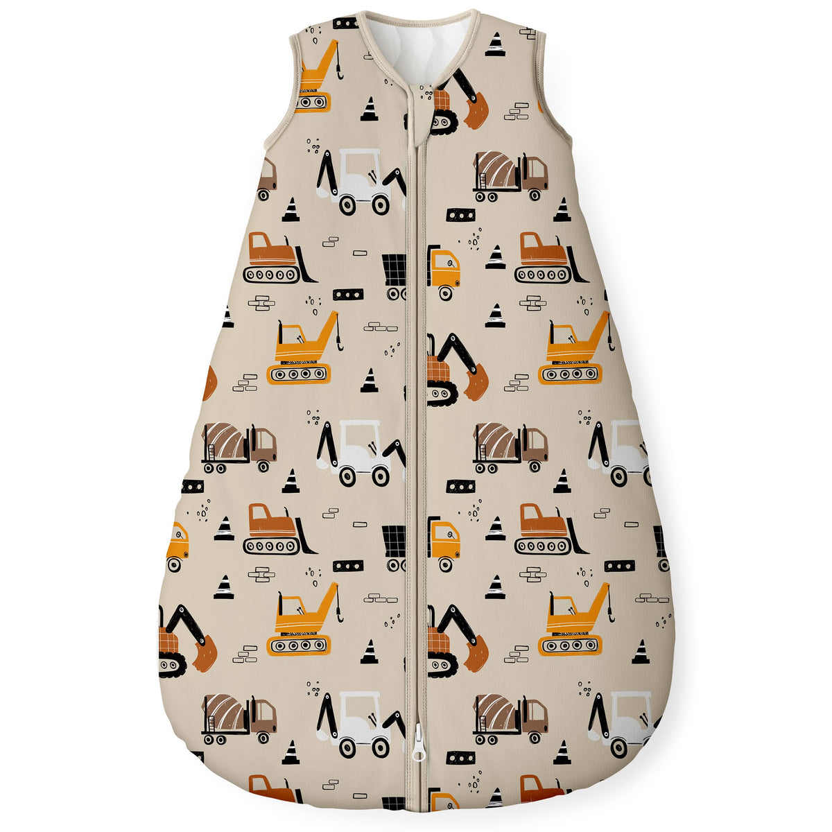 Yoofoss baby sleep sack top view highlights soft organic cotton warmth for sleep