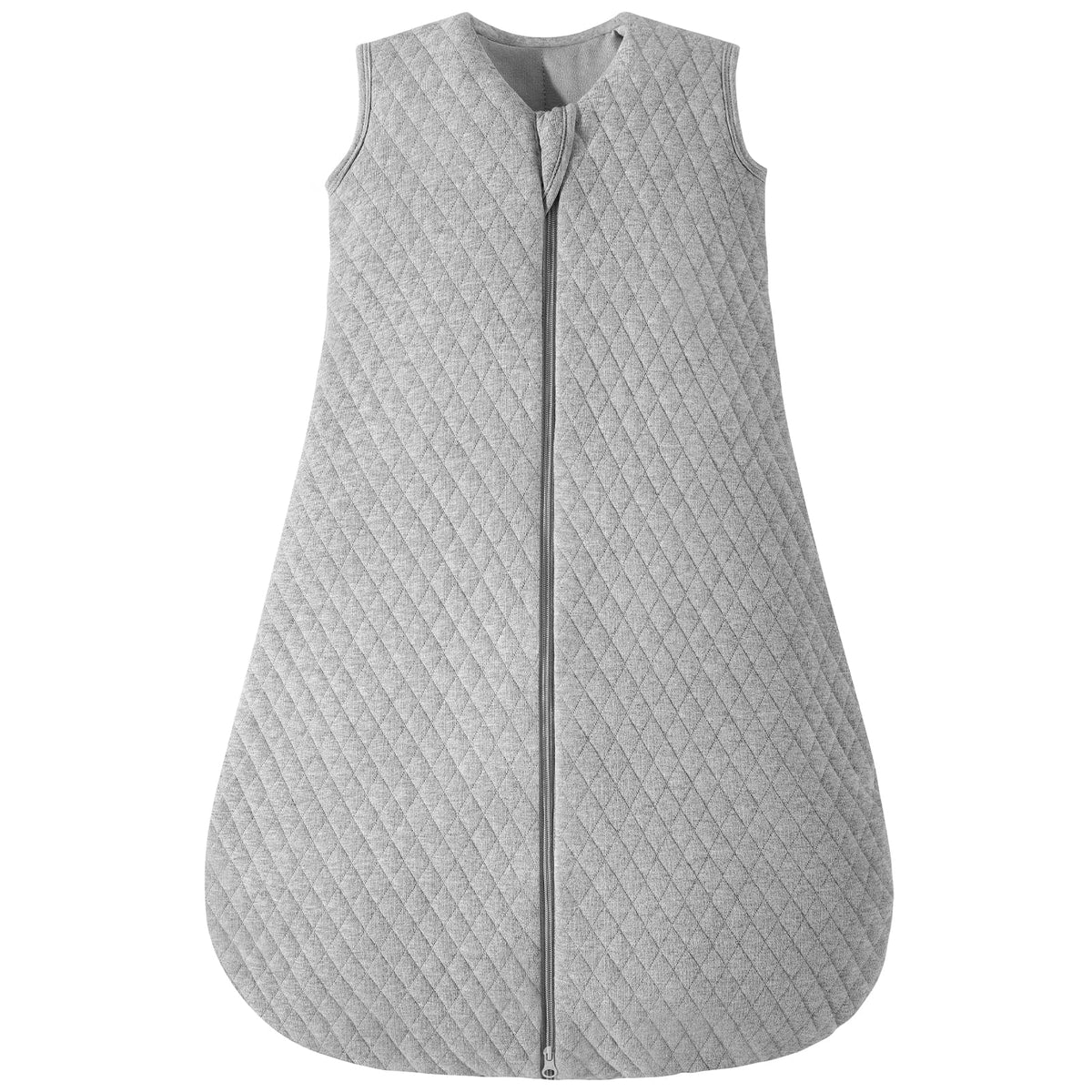Yoofoss baby sleep sack close-up shows 3-layer warmth and breathable fabric for cozy nights.