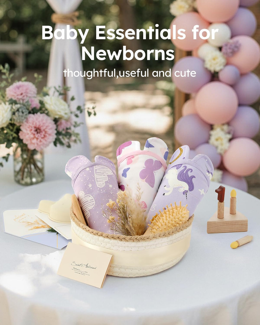 Yoofoss baby swaddle machine-washable construction reduces laundry.