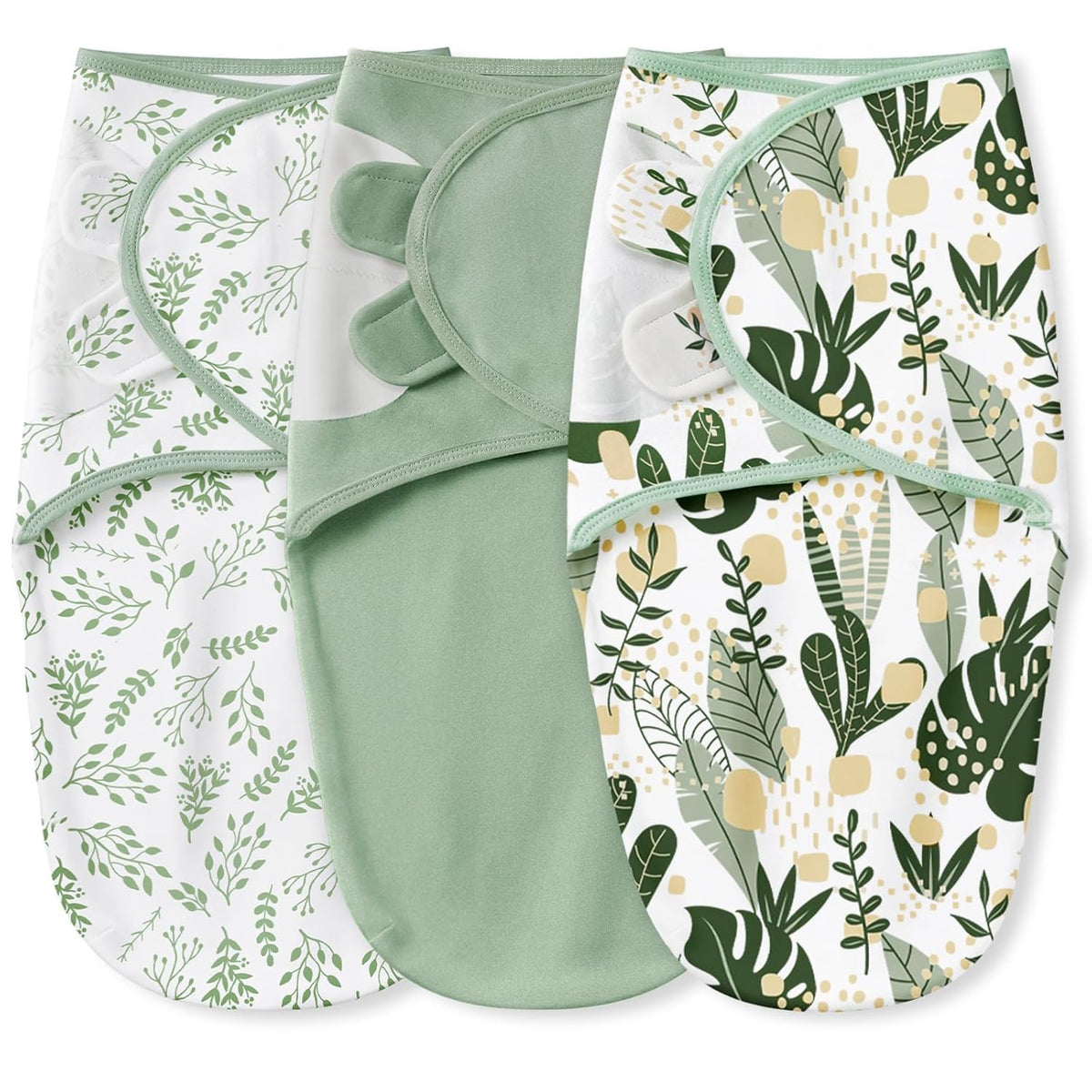 Yoofoss Baby Swaddle newborn arm-in close-up shows soft, breathable fabric for peaceful sleep.
