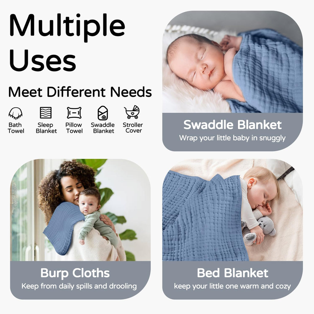 Yoofoss baby towel durability for everyday use with long lasting softness.