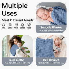 Yoofoss baby towel durability for everyday use with long lasting softness.