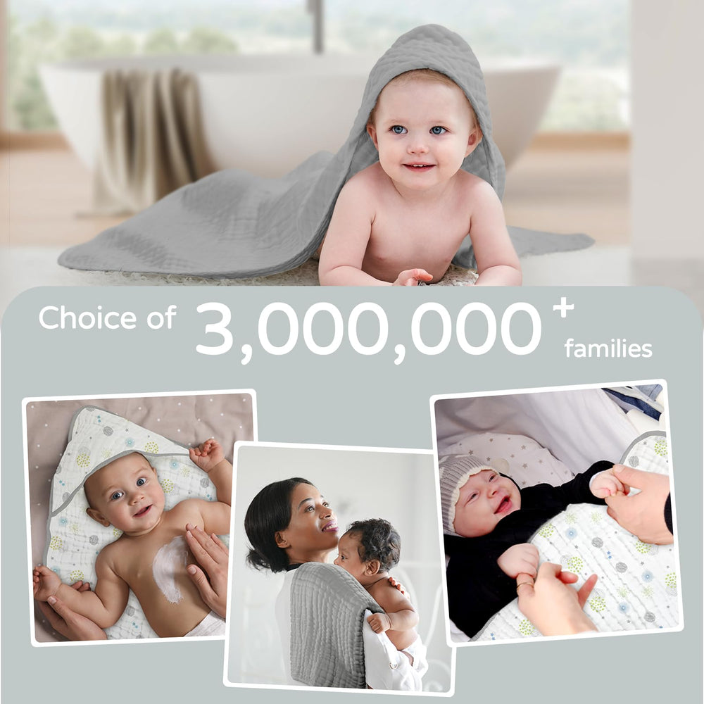 Yoofoss two-pack towel set for easy daily changes