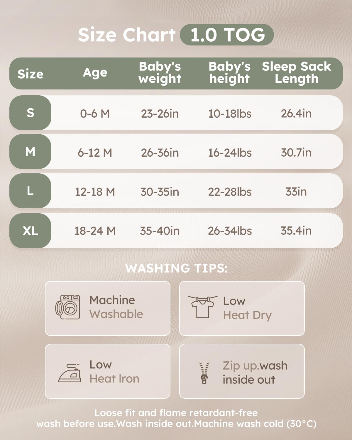 Yoofoss bamboo sleep sack fabric closeup reveals silky-soft viscose from bamboo