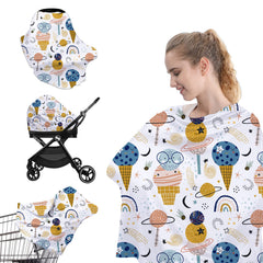 Yoofoss breastfeeding scarf with soft fabric for comfortable airflow.