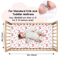 Yoofoss crib sheet packaging shows easy setup for quick changes.