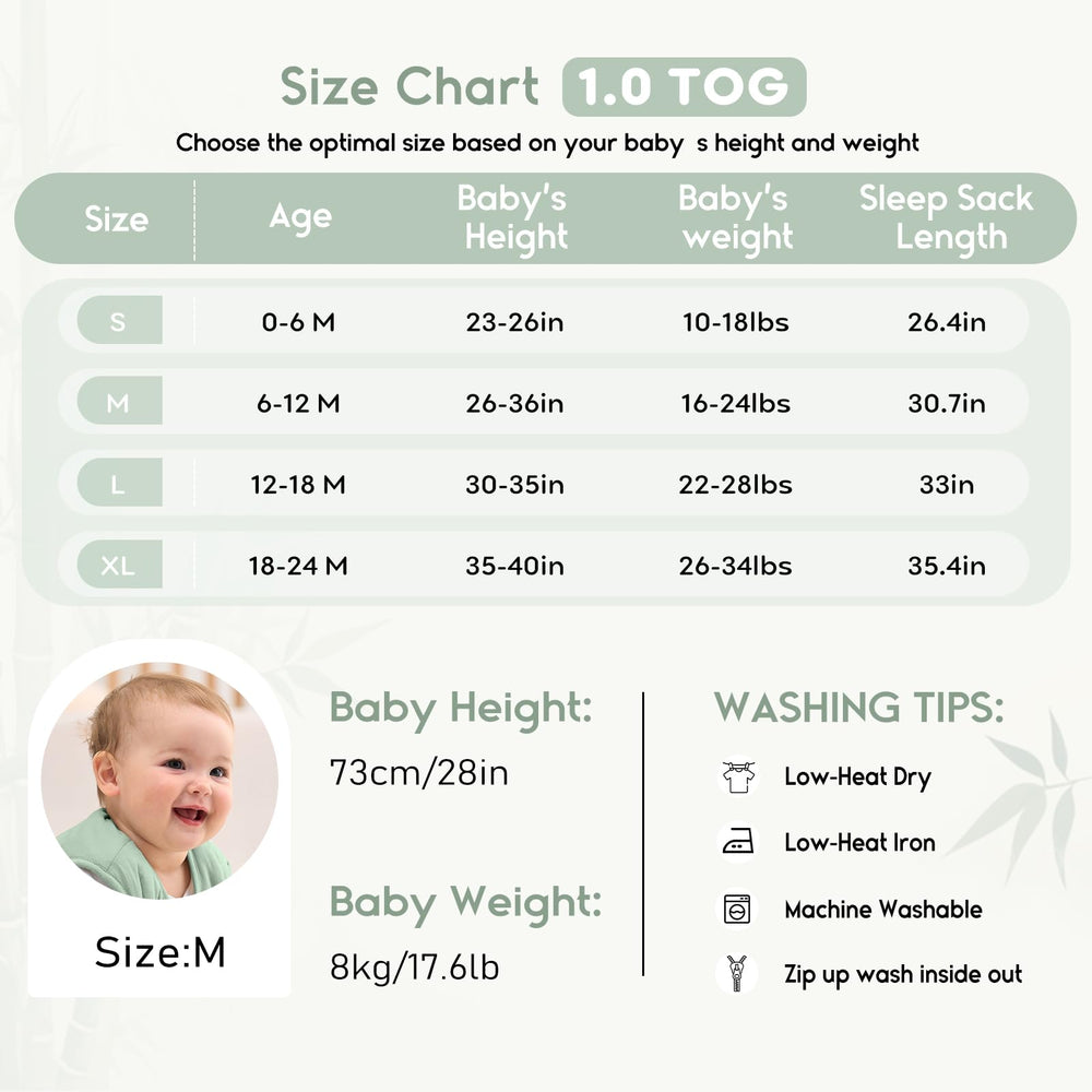 Yoofoss durable sleep sack stays soft after many washes.