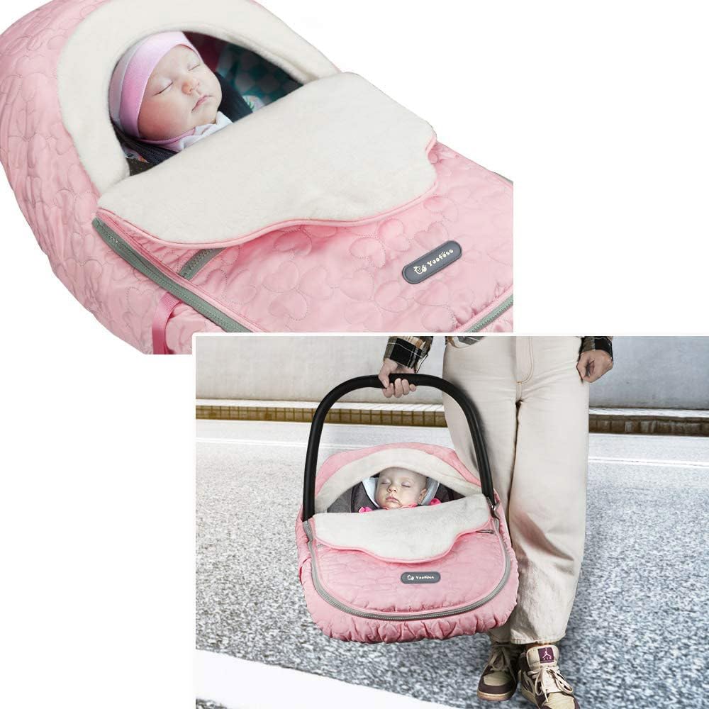 Yoofoss elastic bottom fit ensures secure compatibility with car seats