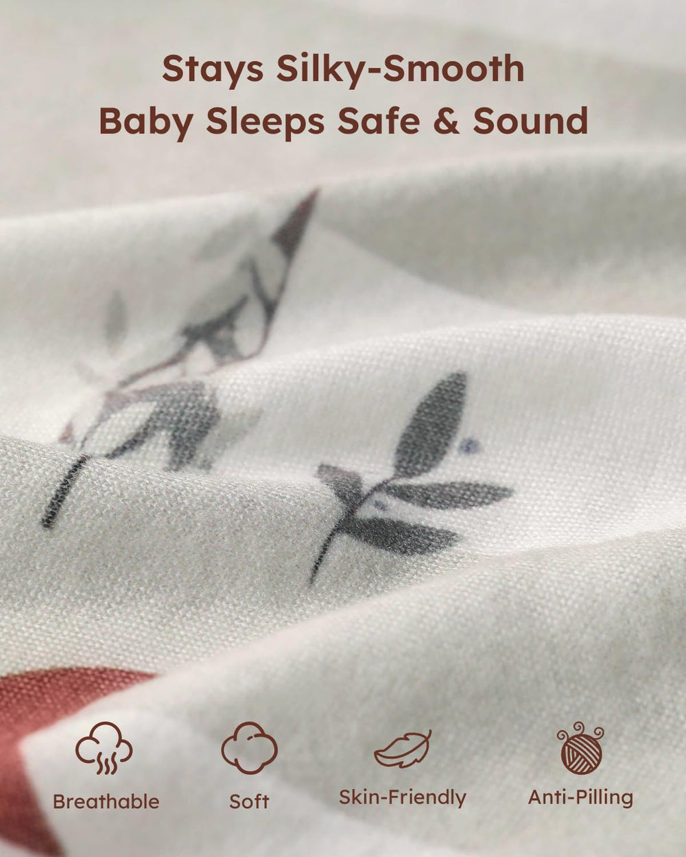 Yoofoss forest bear crib sheet 2-pack for quick changes and lasting softness