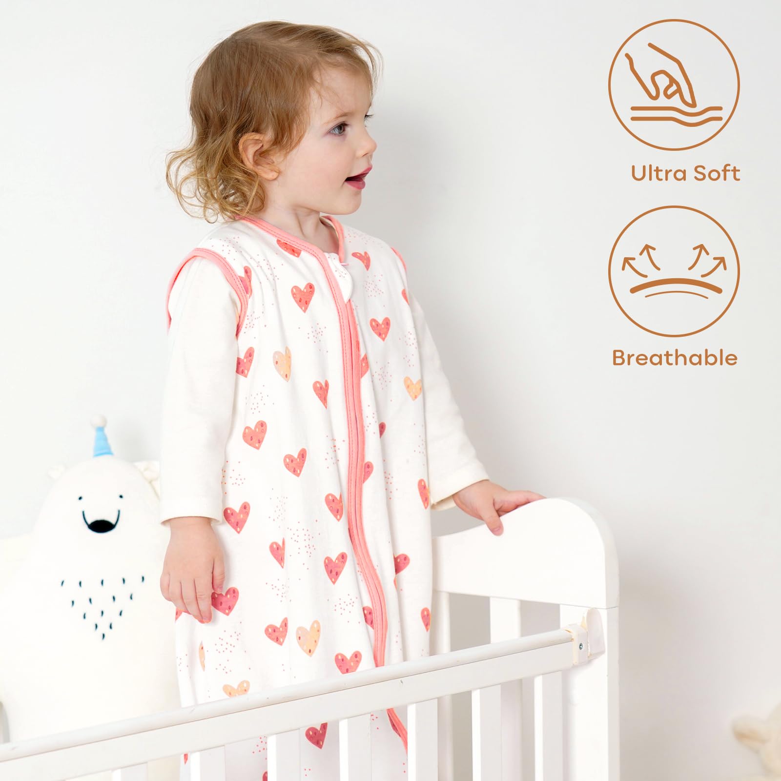 Yoofoss GOTS-certified organic cotton fabric close-up for sensitive-skin comfort.