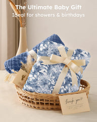 Yoofoss hooded baby towel easy-care, machine washable and quick-dry.