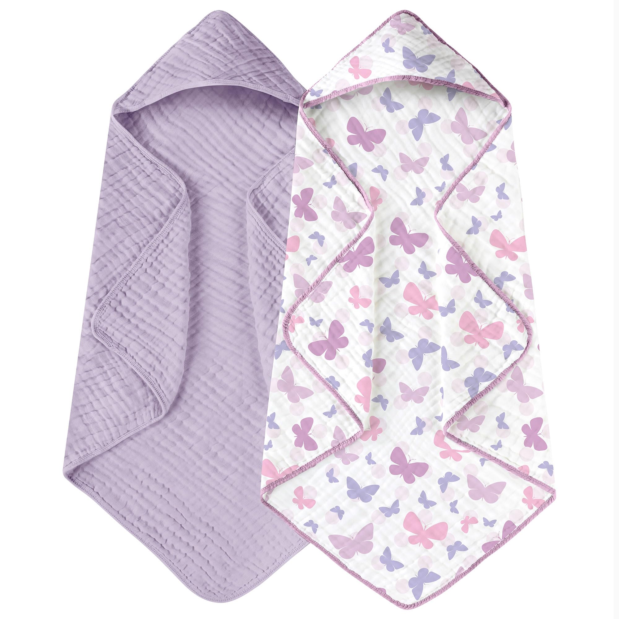 Yoofoss hooded baby towel soft-absorbent for gentle drying after bath.