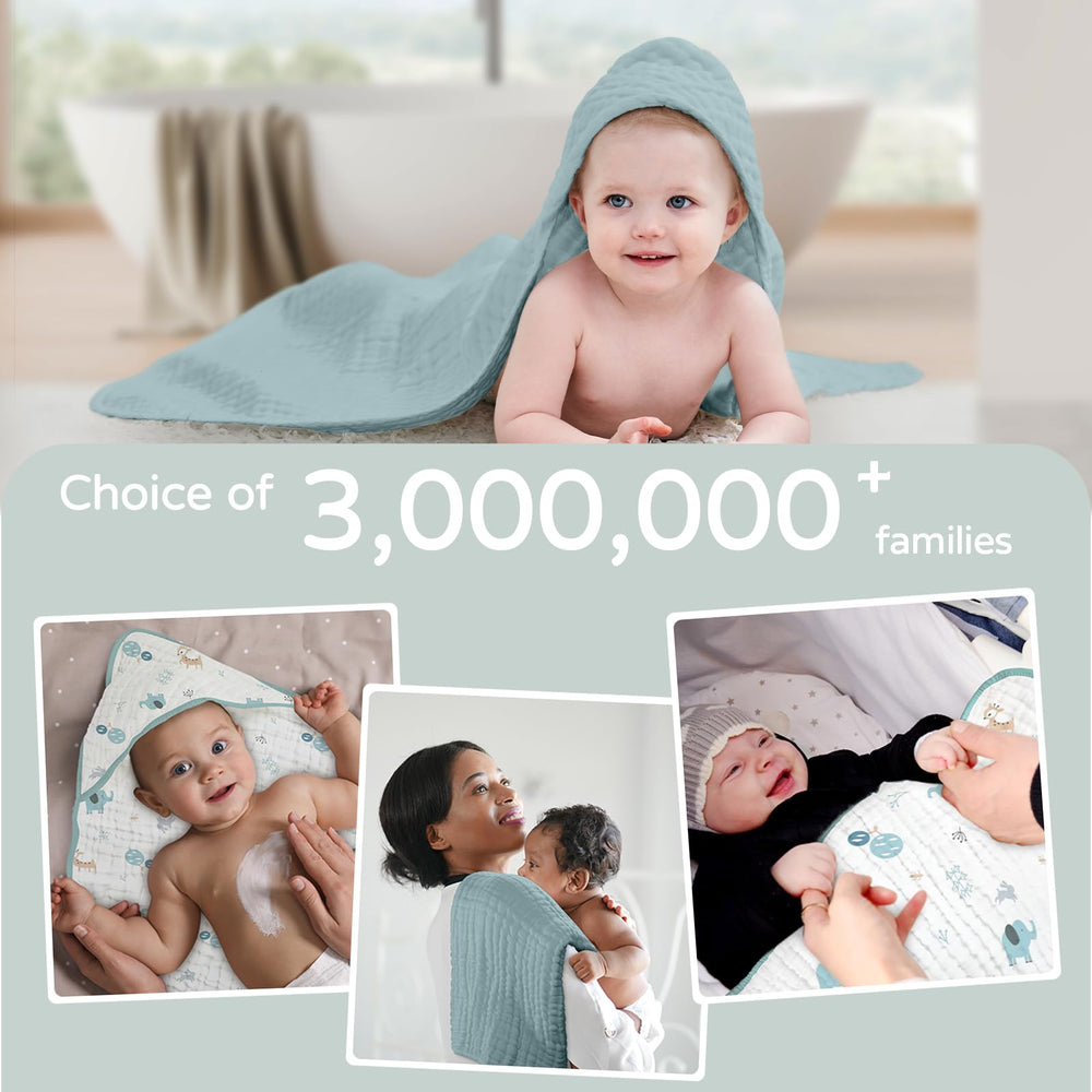 Yoofoss hooded towel beach-ready and quick-drying for pool or sand