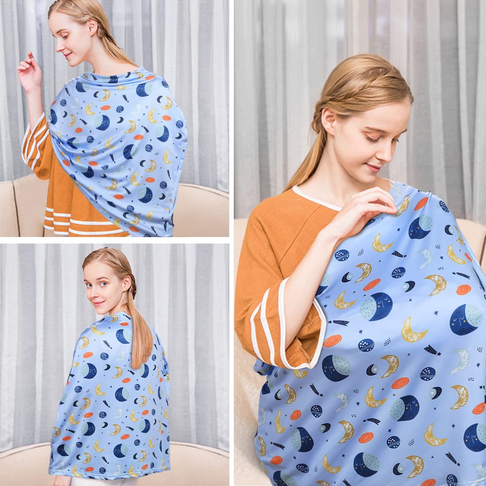 Yoofoss infinity scarf doubles as a stylish nursing cover