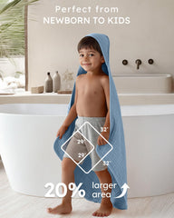 Yoofoss towel as blanket or swaddle demonstrates versatile baby care.