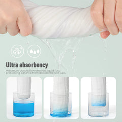Yoofoss muslin burp cloths used as burp rags after feeds keep baby comfy.