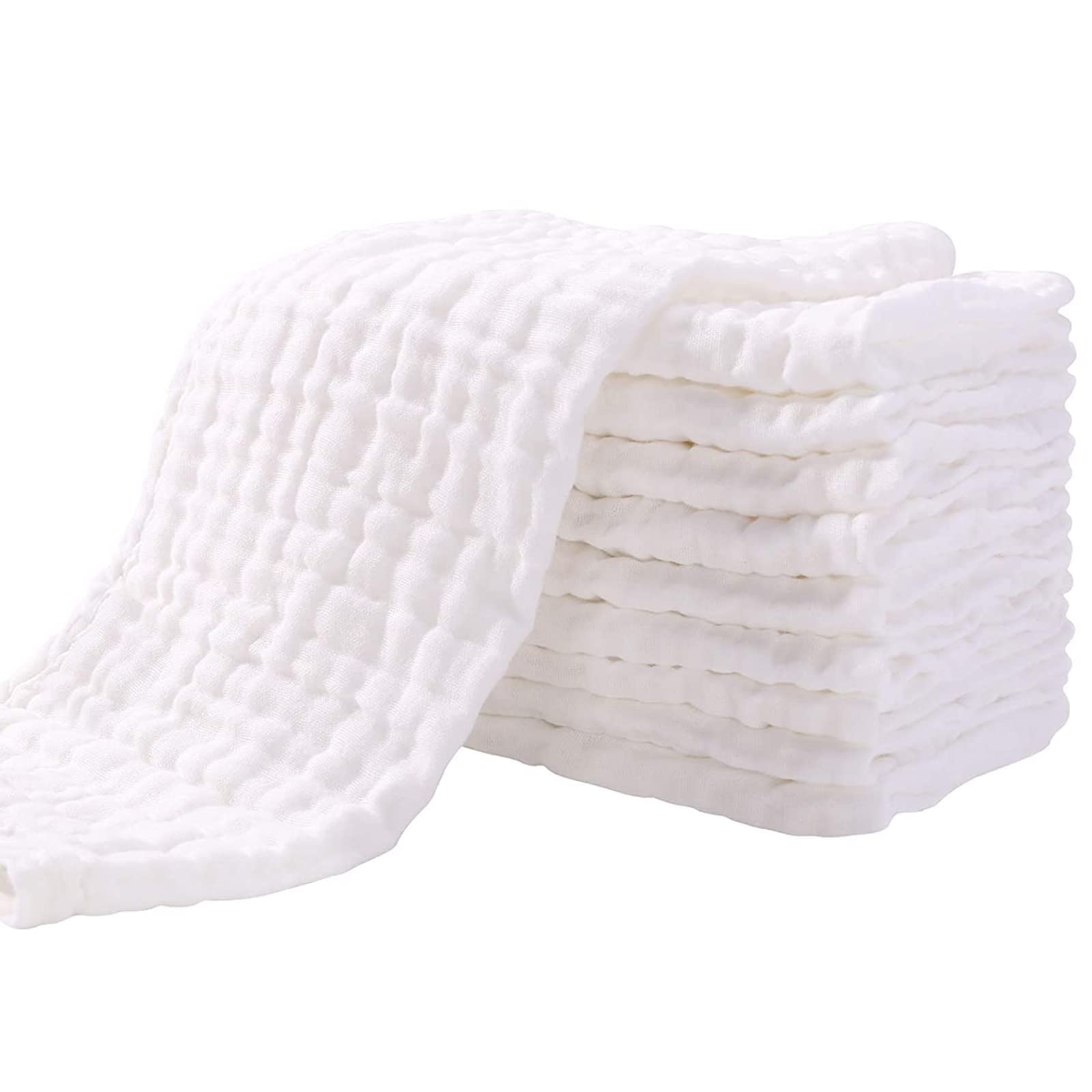 Yoofoss Muslin Burp Cloths provide full coverage during feeds