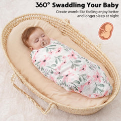Yoofoss muslin swaddle blanket fabric closeup reveals breathable, skin-friendly weave for baby comfort