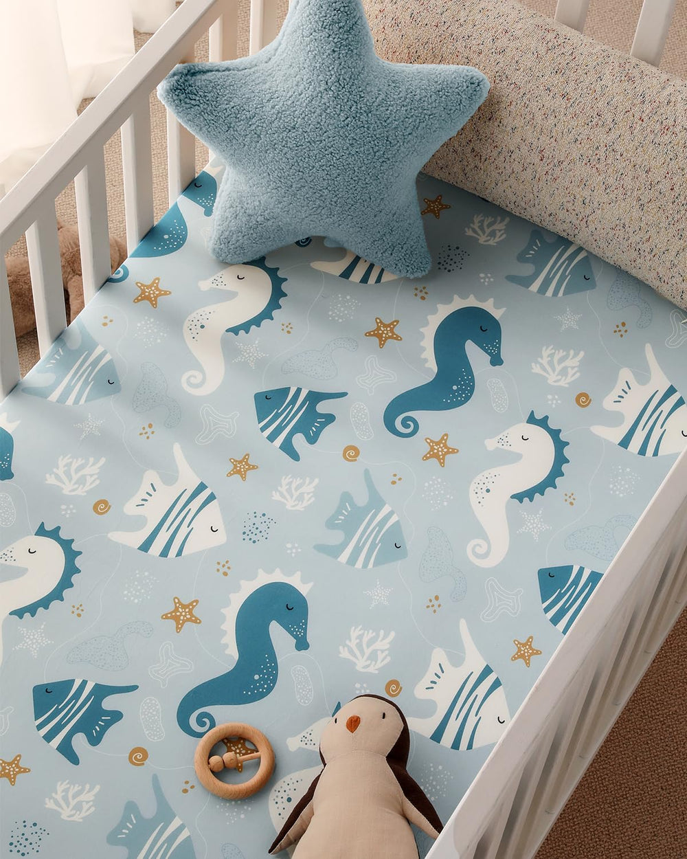 Yoofoss patterns suit boys and girls, coordinating with nursery decor.