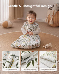 Yoofoss sleep sack safety neckline cuffs design ensures secure fit