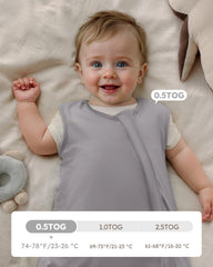 Yoofoss 0.5 TOG sleep sack keeps baby comfortable in mild seasons.