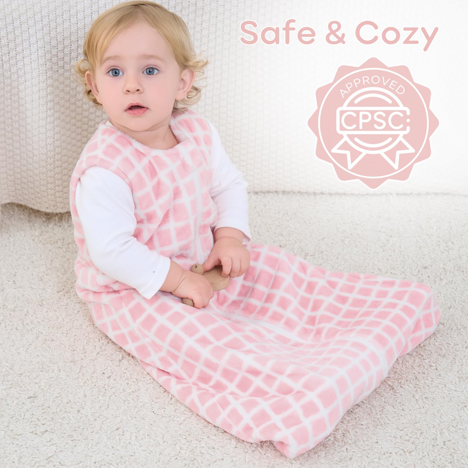 Yoofoss sleep sack CPS-certified safety features for peace of mind
