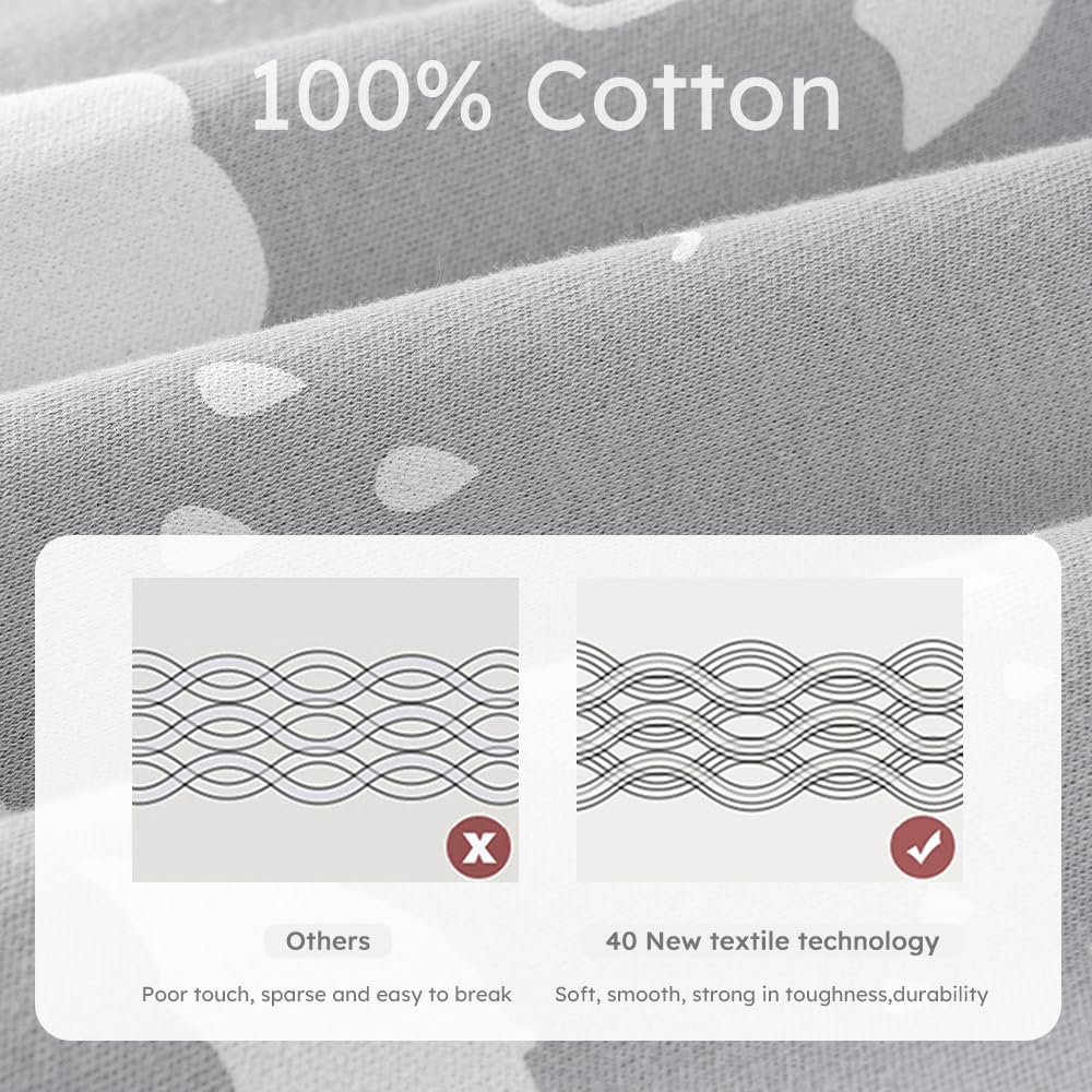 Yoofoss sleep sack 18-24-month zipper detail enables smooth midnight diaper changes.