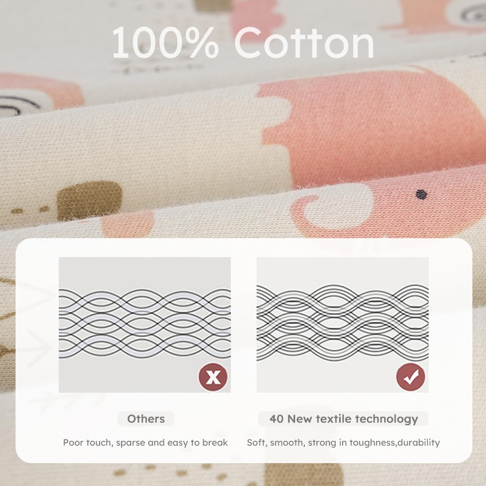 Yoofoss sleep sack neck and arm openings offer secure, comfy fit for babies