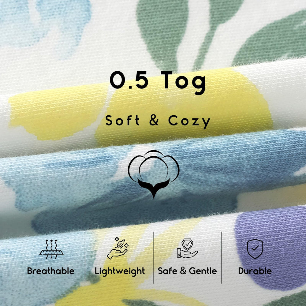 Yoofoss sleep sack neckline safety ensures secure fit and prevents slipping.