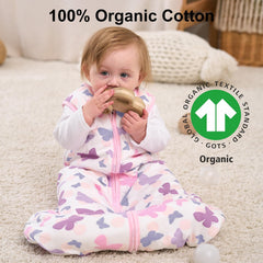 Yoofoss sleep sack sleeveless design offers flexibility and comfortable temperature control