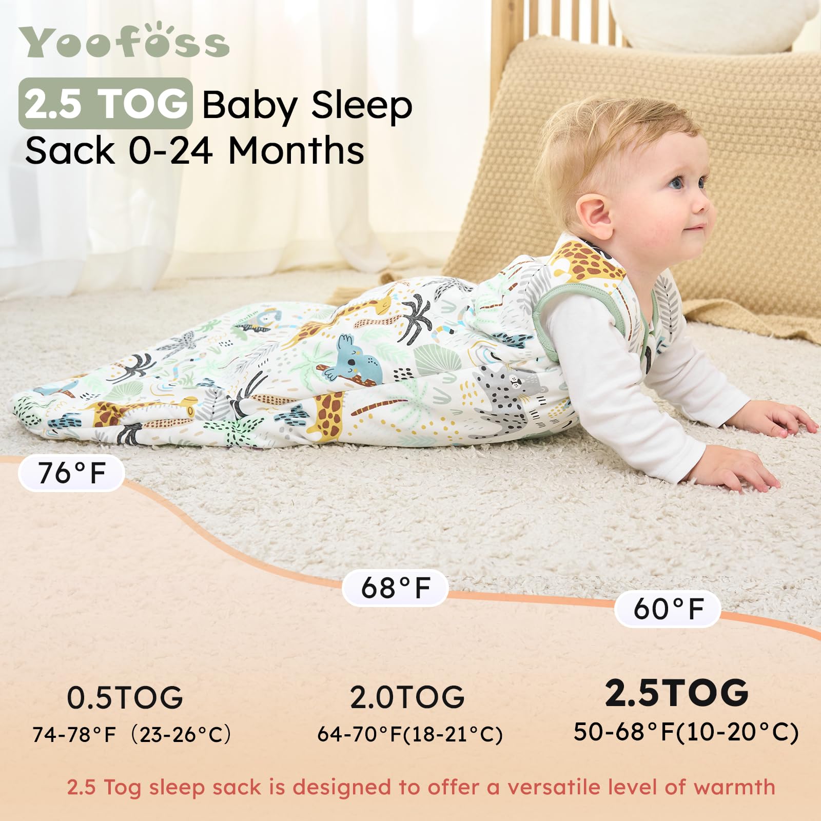 Yoofoss sleeveless design and bell-shaped bottom for hip-friendly movement