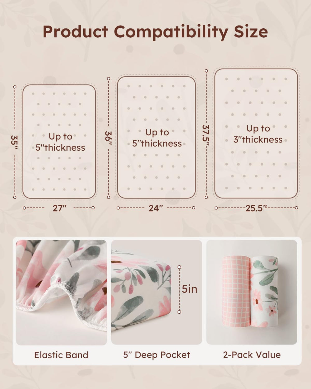 Yoofoss snug-fit elastic band keeps sheets smooth and in place
