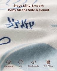Yoofoss soft microfiber close-up shows breathable fabric for gentle nights.