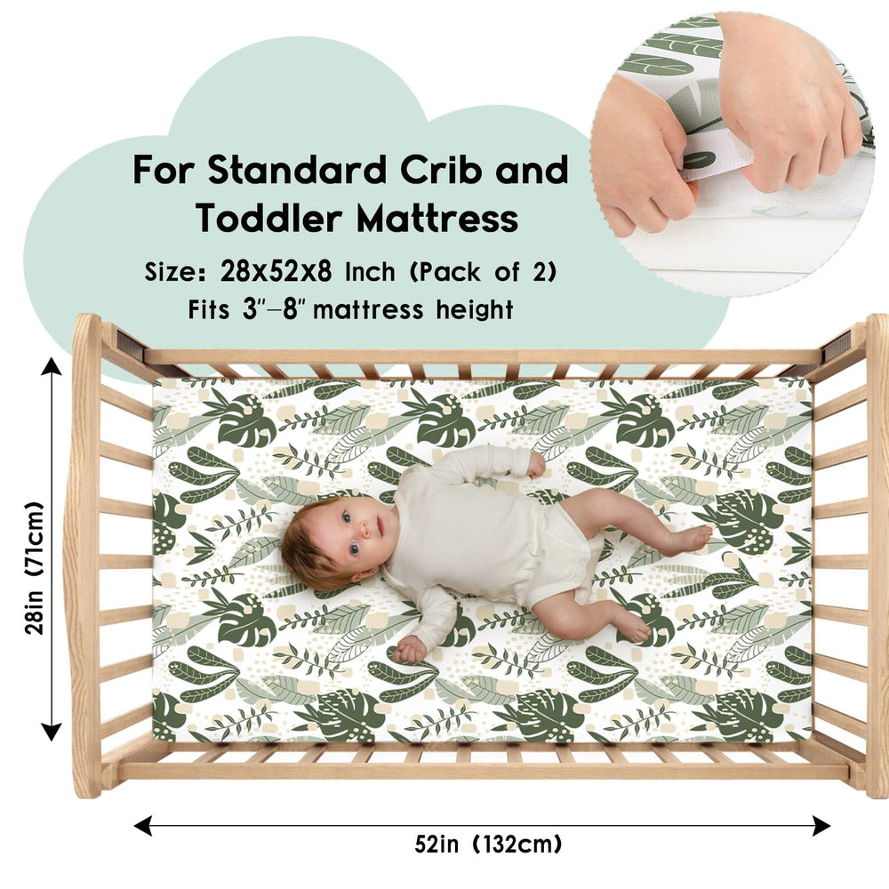 Yoofoss microfiber texture crib sheet showcasing ultra-soft fabric
