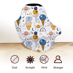 Yoofoss stroller cover provides privacy while out and about.