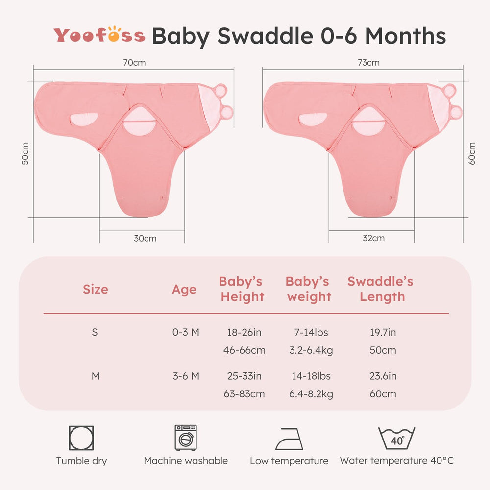 Yoofoss swaddle being machine washed for easy cleanup.