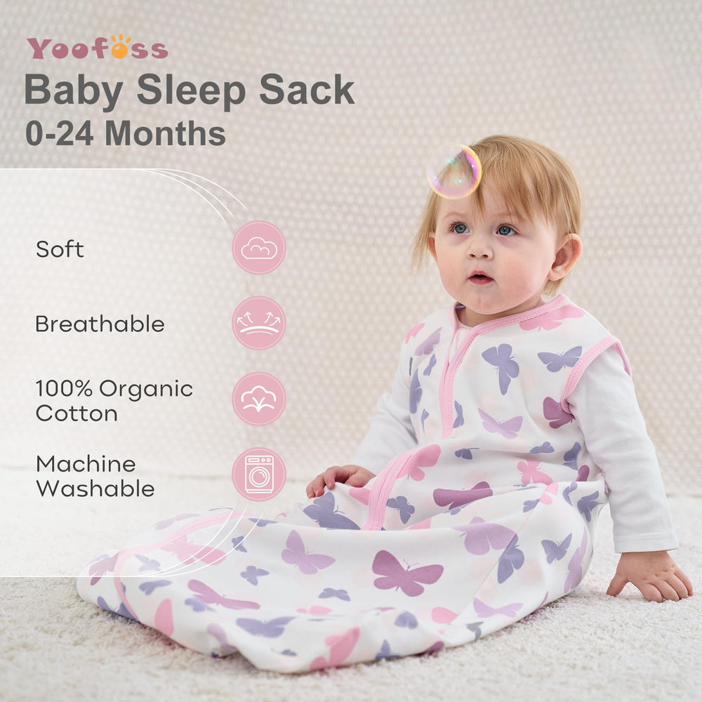 Yoofoss three-pack sleep sacks offer ready-to-wear options for busy evenings