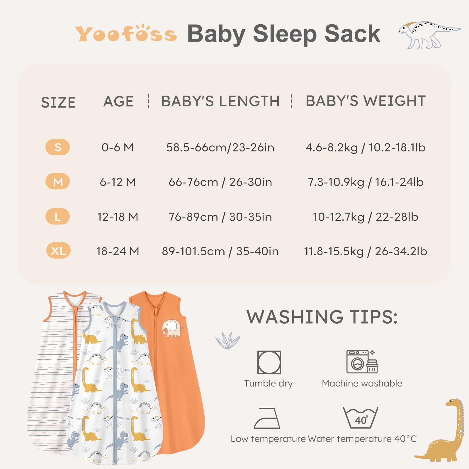 Yoofoss three-pack colors shown for versatile nightwear fits both genders.