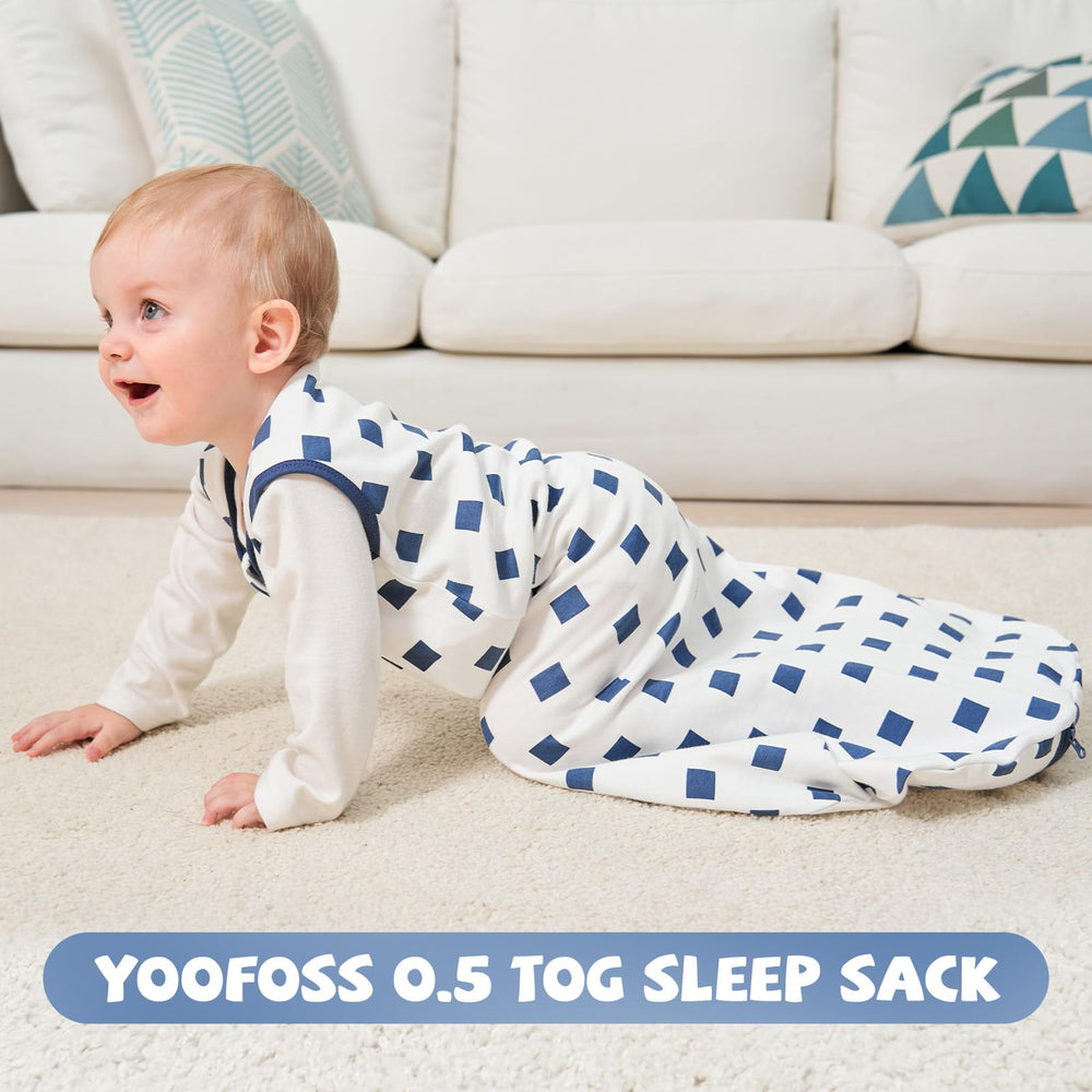 Yoofoss TOG 0.5 sleep sack ideal for warmer nights and layered comfort.