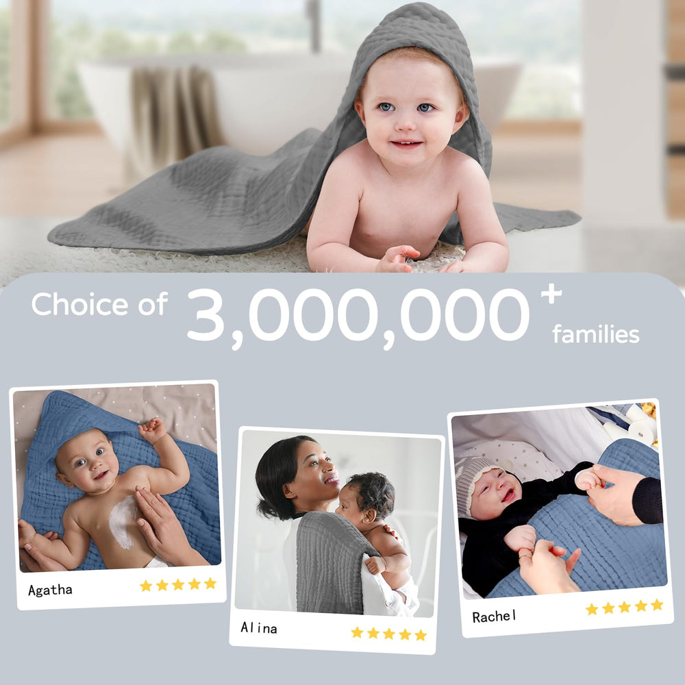 Yoofoss towel flat lay shows 32x32 inch size for generous coverage.