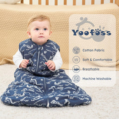 Yoofoss two-way zip makes diaper changes quick and quiet.