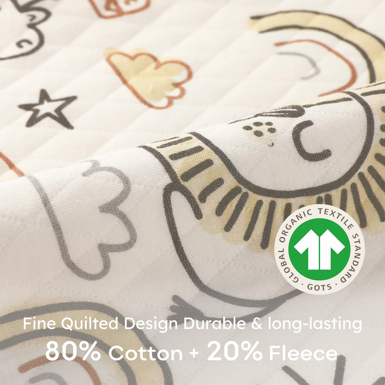 Yoofoss two-way zipper sleep sack — easy dressing and diaper changes