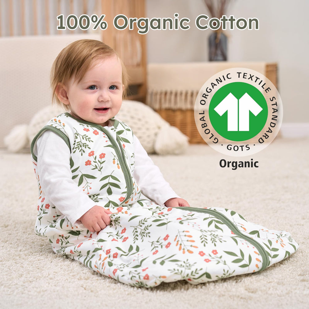 Yoofoss two-way zipper enables easy diaper changes without disturbing baby.