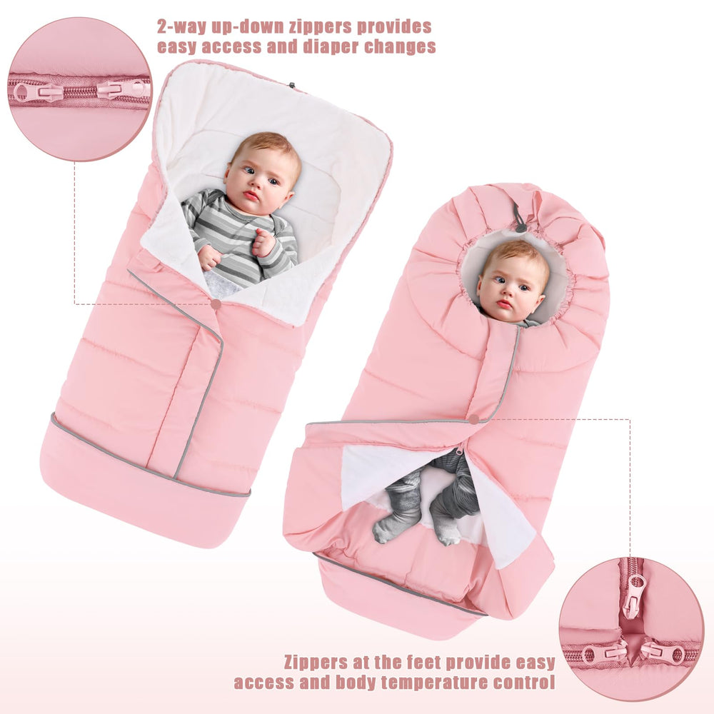 Yoofoss universal fit with safety belt slots on stroller