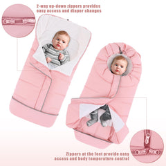Yoofoss universal fit with safety belt slots on stroller