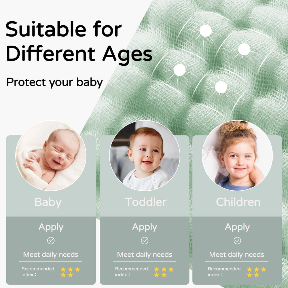 Yoofoss versatile towel doubles as swaddle or cover.