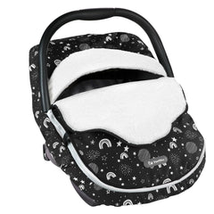 Yoofoss winter car seat cover front view with stars design for warmth and protection
