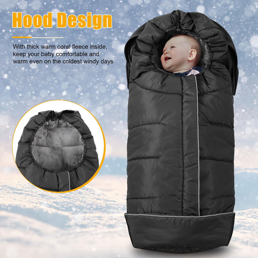 Yoofoss weatherproof fabric blocks wind and rain for more comfortable outings.