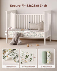 Yoofoss wrinkle-resistant fabric makes slipping sheets on and off effortless.