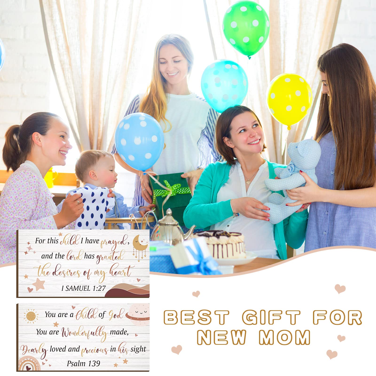 Yookeer prayer-themed nursery decor pairs with gentle, comforting room accents